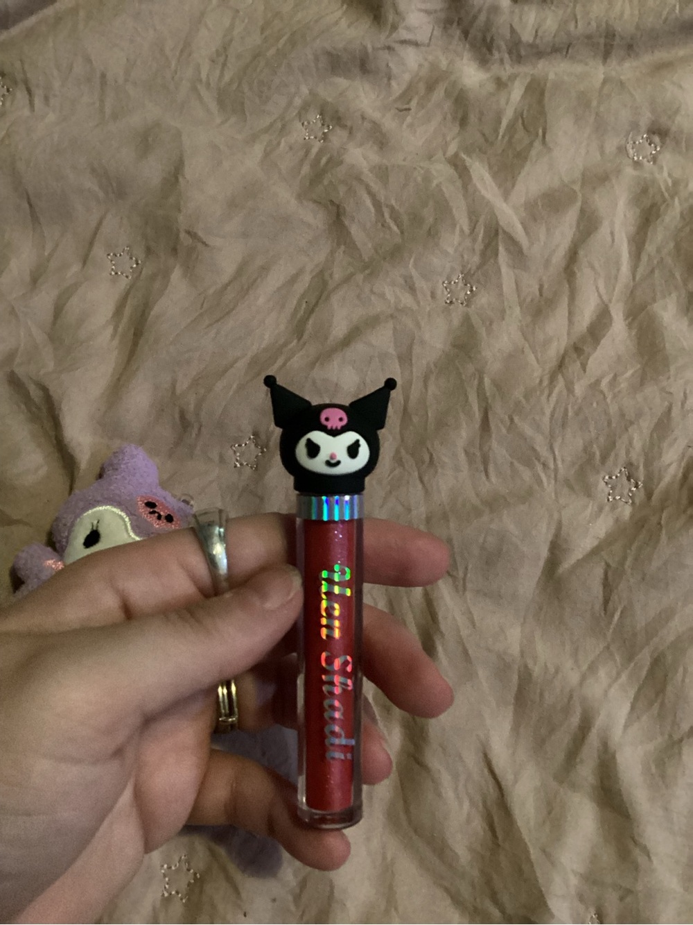 Sanrio Purple Character Lipstick Gloss with Pink Shimmer - Picture 3 of 5